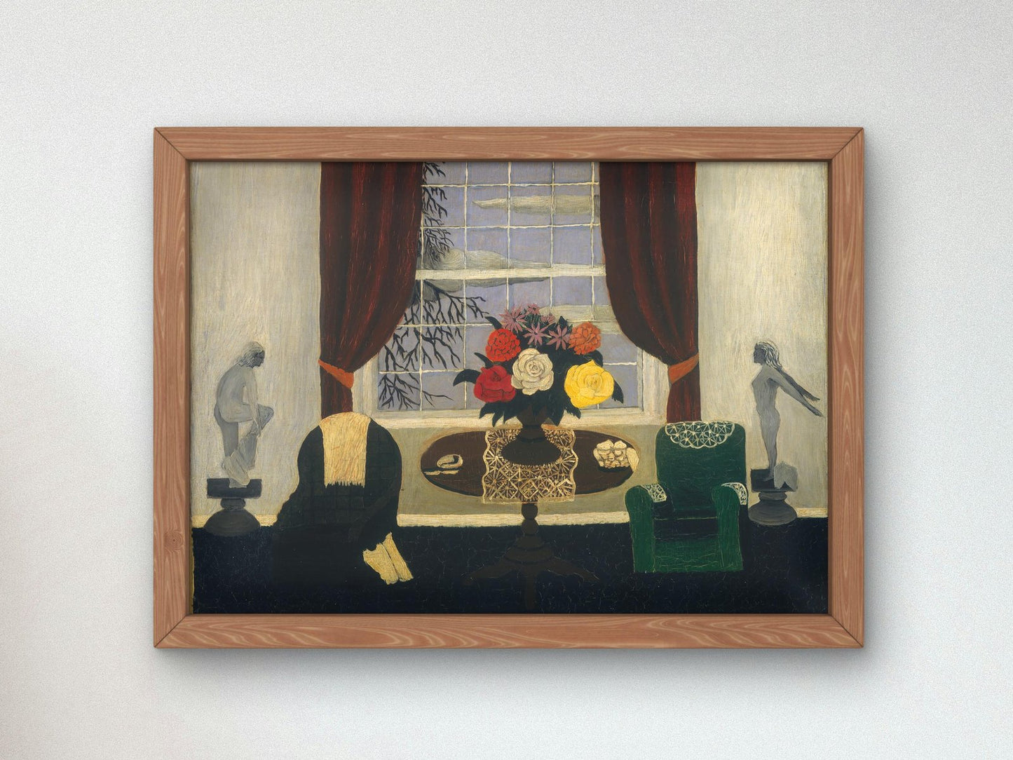 Horace Pippin artwork, Art Deco and American Modernism, fine art print