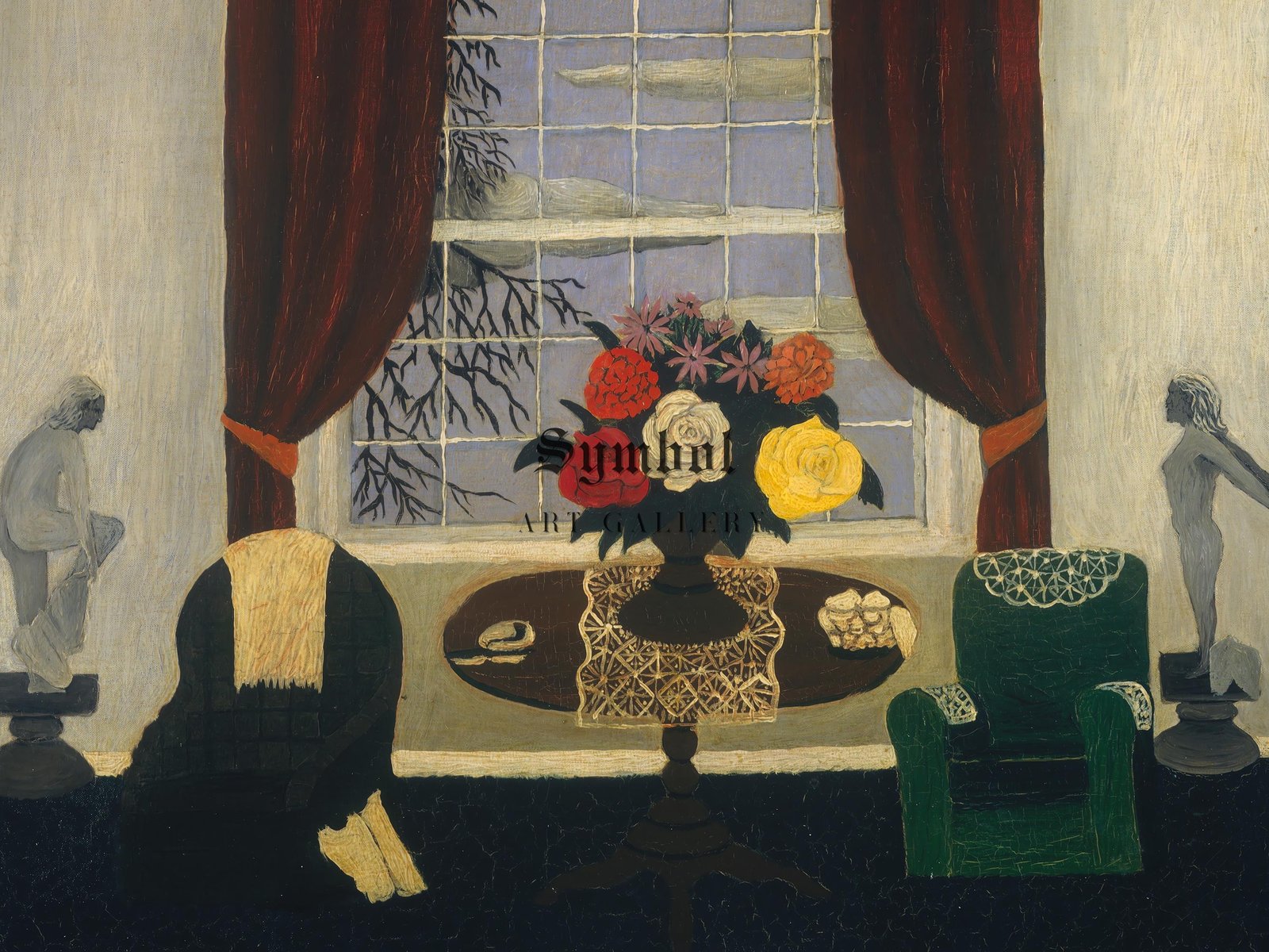 Horace Pippin artwork, Art Deco and American Modernism, fine art print