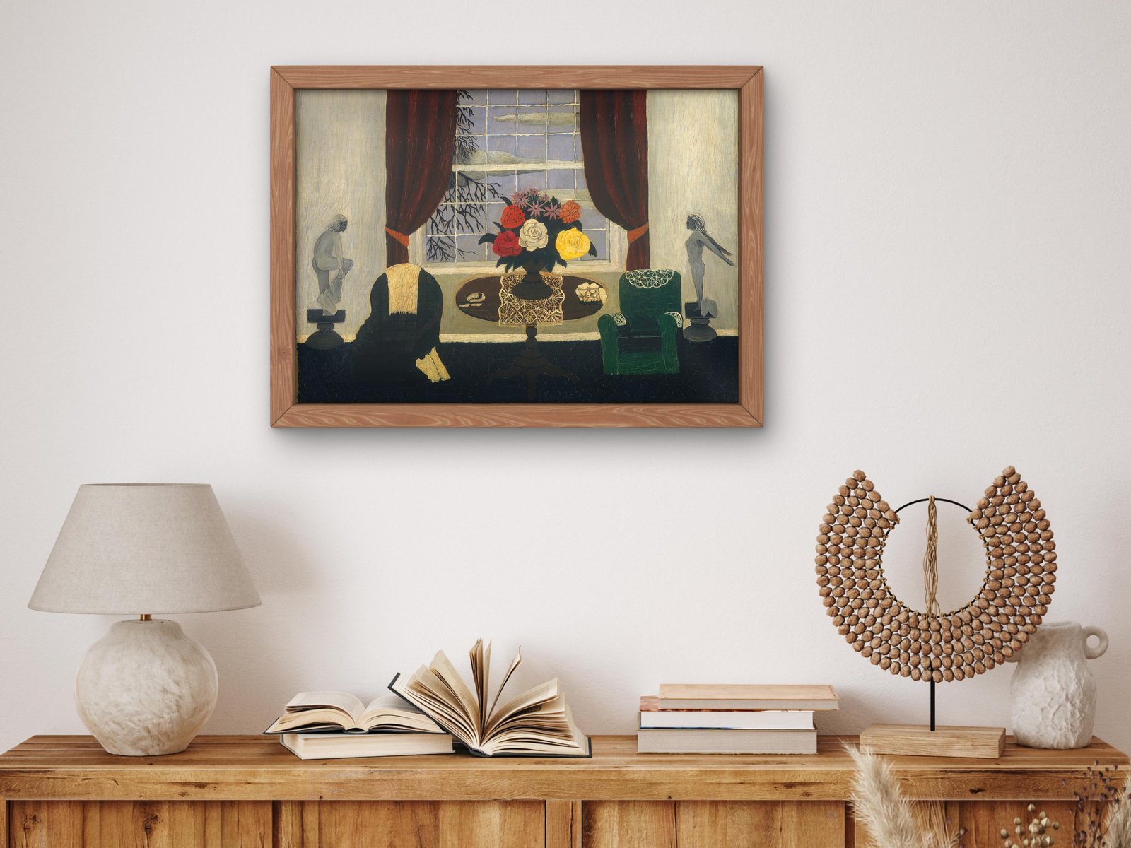 Horace Pippin artwork, Art Deco and American Modernism, fine art print