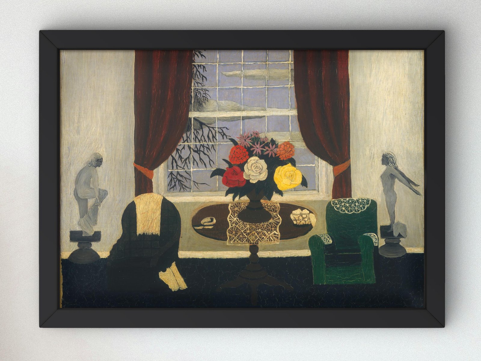 Horace Pippin artwork, Art Deco and American Modernism, fine art print