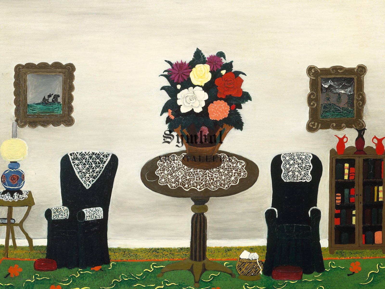 Victorian Interior II by Horace Pippin, 1945, American Modernism, fine art print