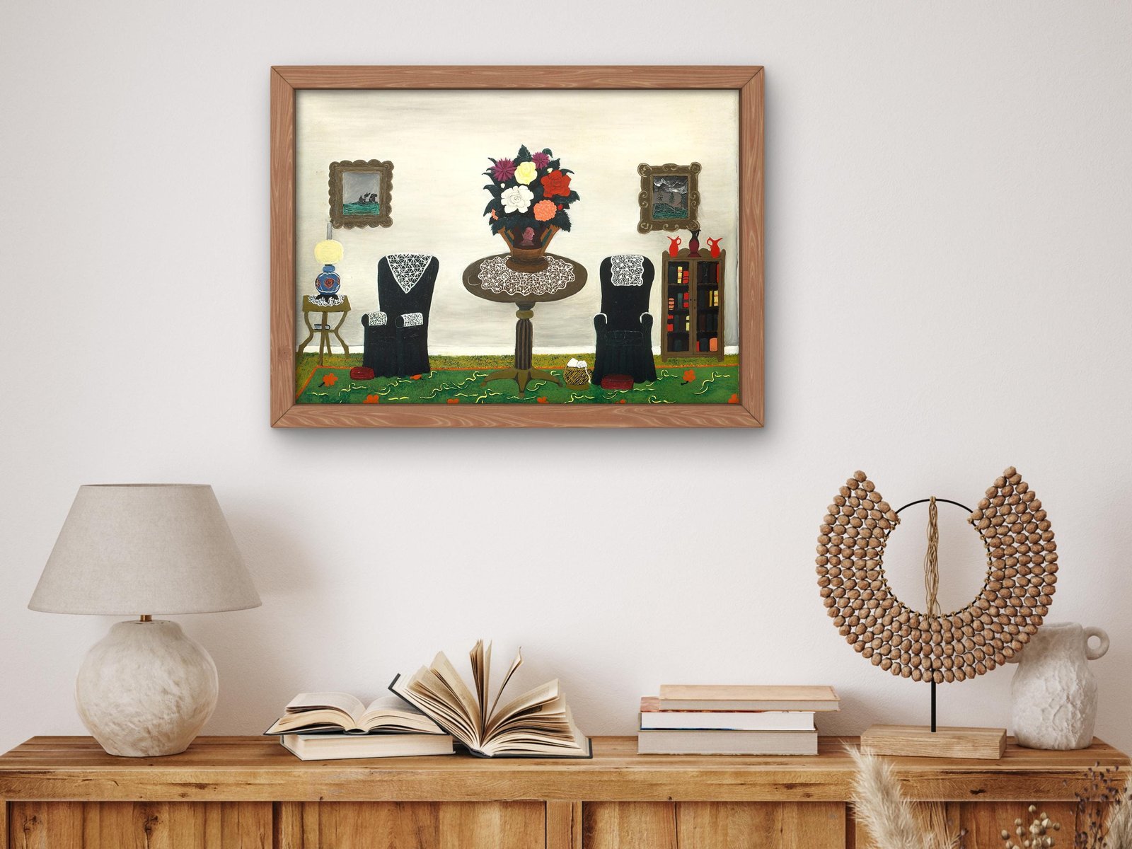 Victorian Interior II by Horace Pippin, 1945, American Modernism, fine art print