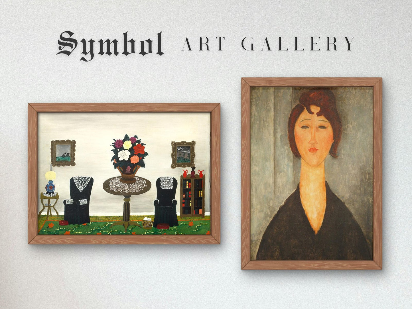 Victorian Interior II by Horace Pippin, 1945, American Modernism, fine art print