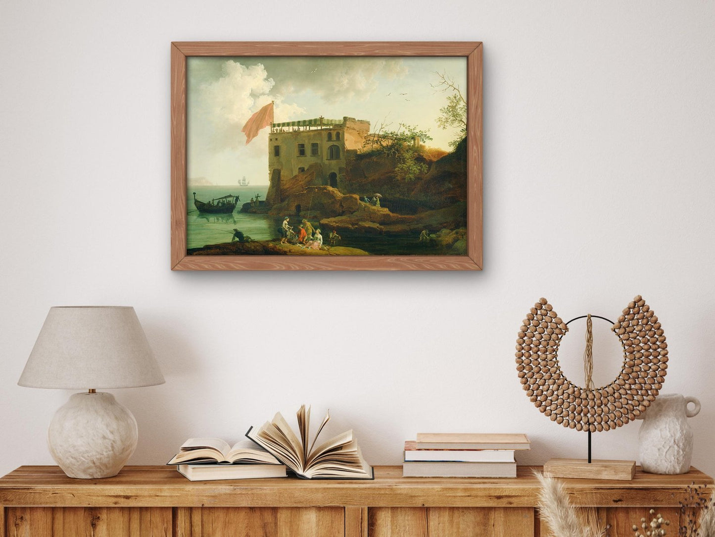 View of Gaiola by Pierre-Jacques Volaire, 1770, Rococo and Neoclassicism, fine art print