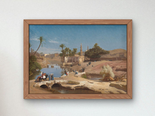 View of Medinet El-Fayoum by Jean-Léon Gérôme, 1868, Orientalism and Exoticism, fine art print