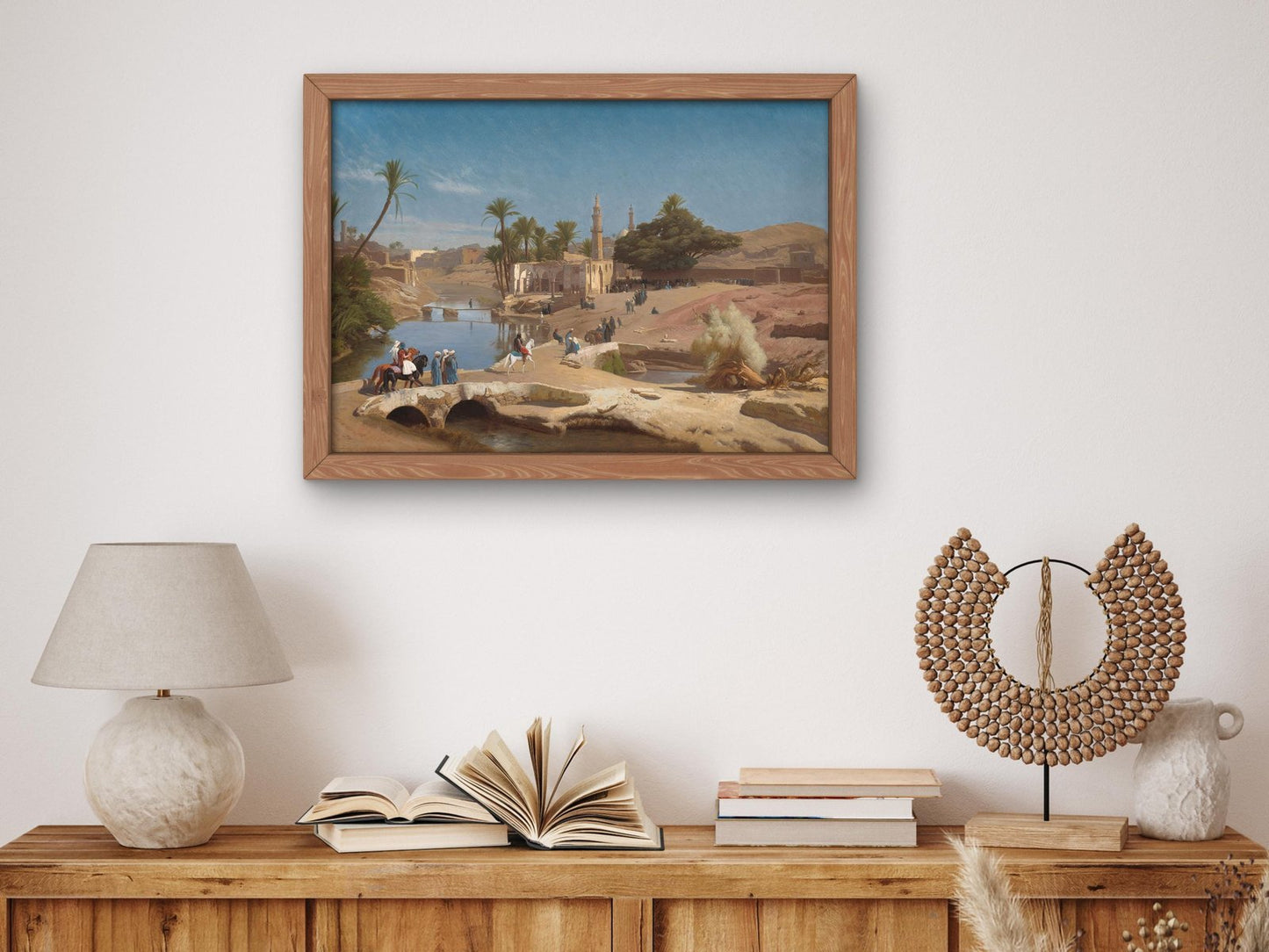 View of Medinet El-Fayoum by Jean-Léon Gérôme, 1868, Orientalism and Exoticism, fine art print
