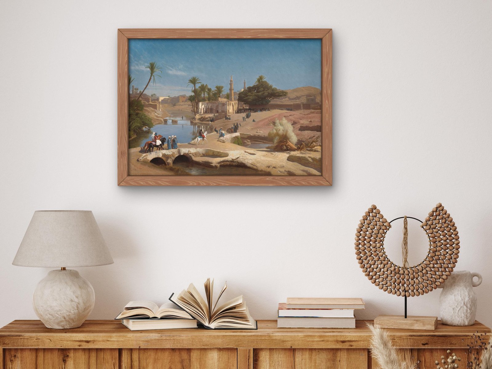 View of Medinet El-Fayoum by Jean-Léon Gérôme, 1868, Orientalism and Exoticism, fine art print
