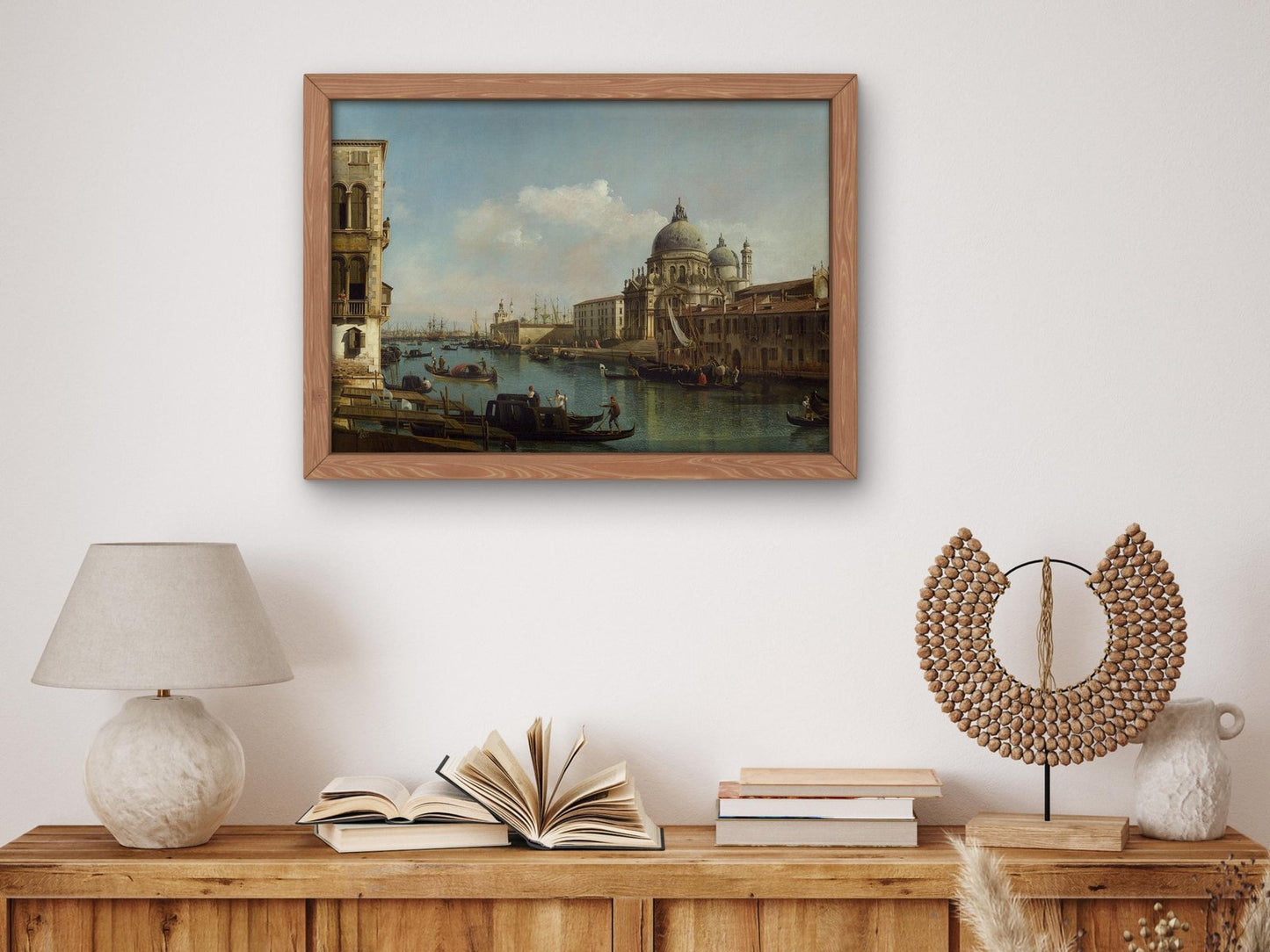 View of the Grand Canal by Bernardo Bellotto, 1743, Rococo and Neoclassicism, fine art print