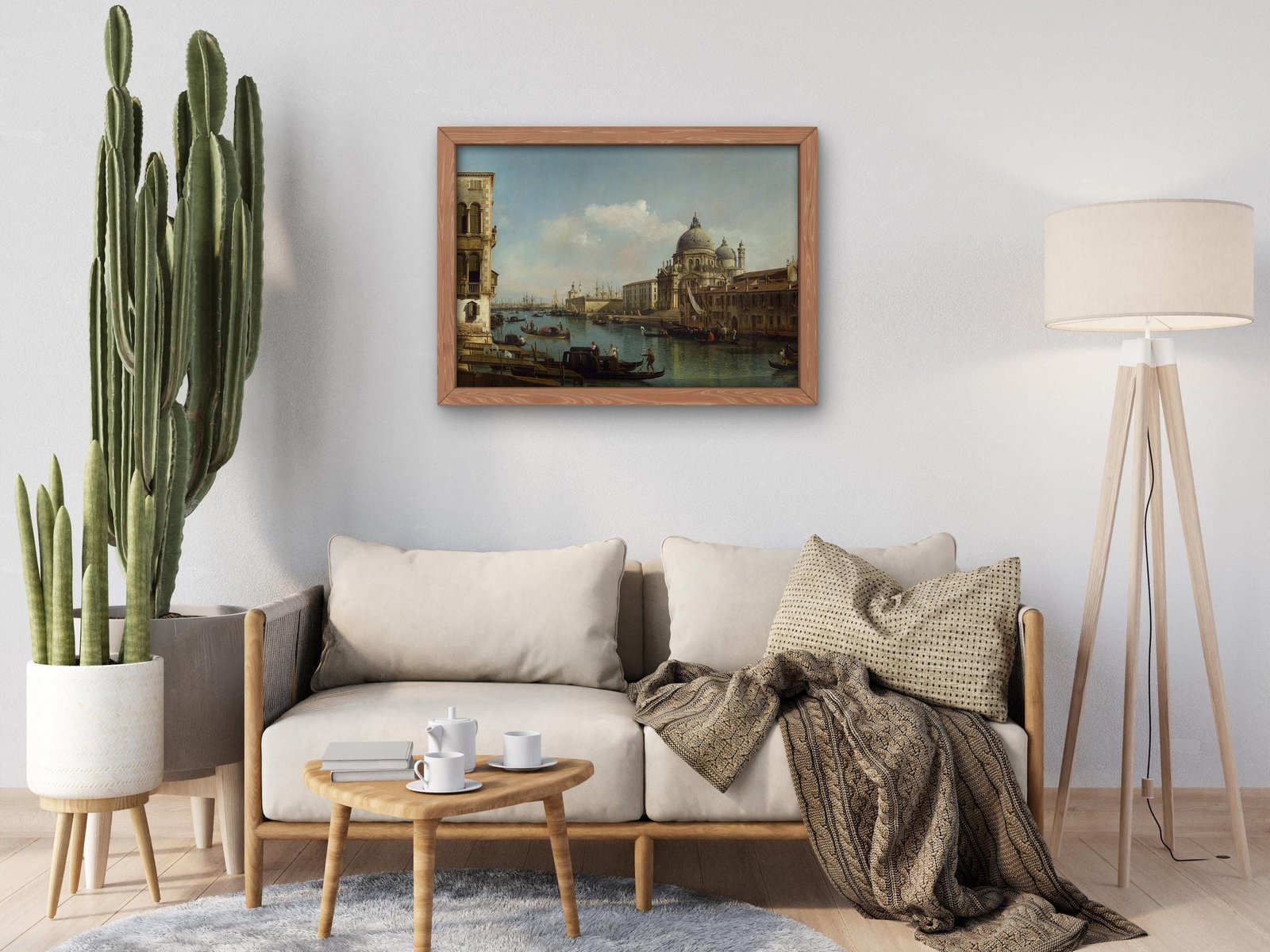 View of the Grand Canal by Bernardo Bellotto, 1743, Rococo and Neoclassicism, fine art print