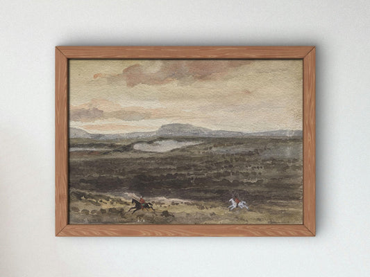View of the Midwest Plains by Frederic Auguste Bartholdi, 1871, Realism and Naturalism, fine art print
