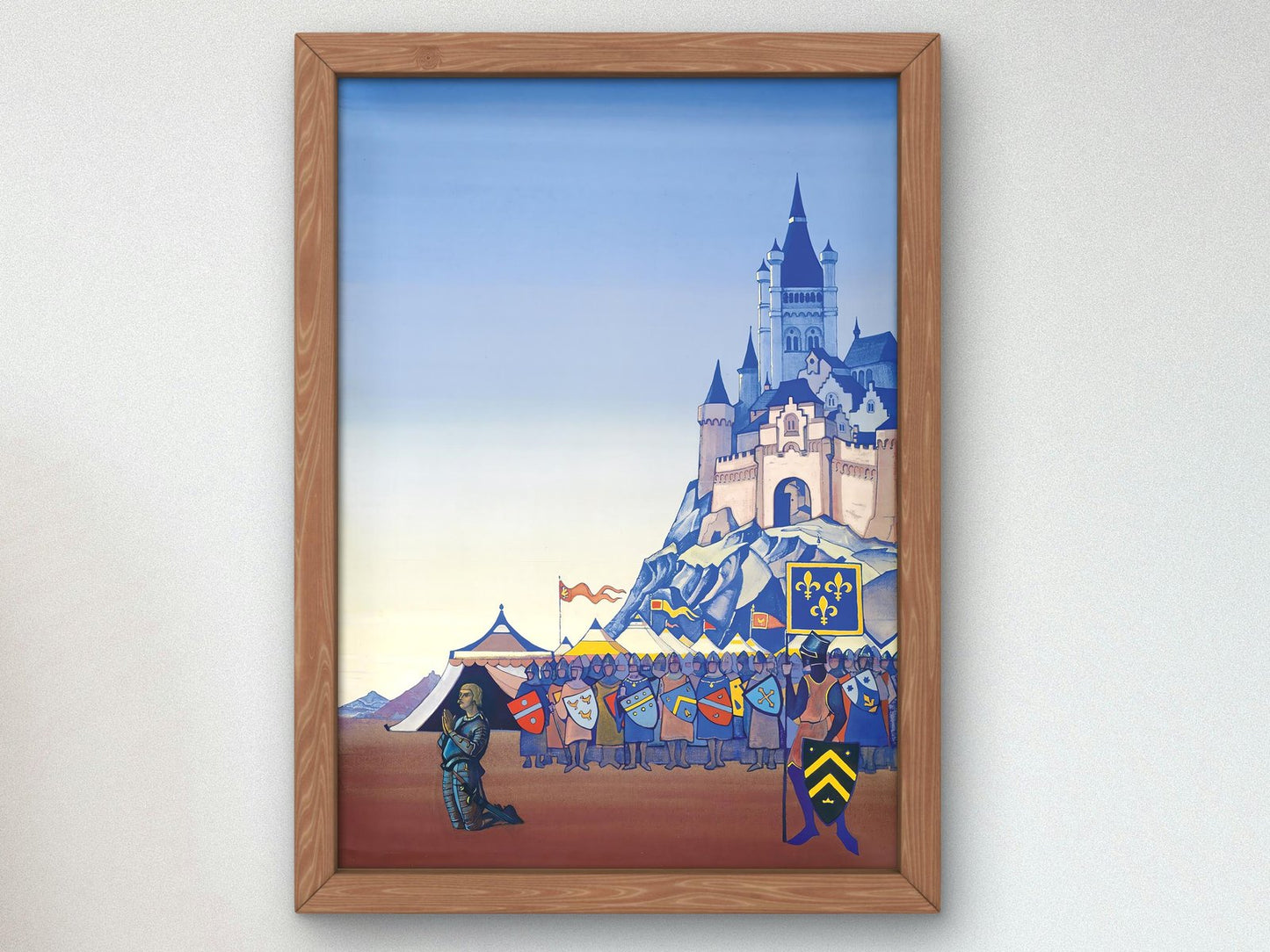 Vigil of Prayer by Nicolas Roerich, 1931, Surrealism and Modern Art, fine art print