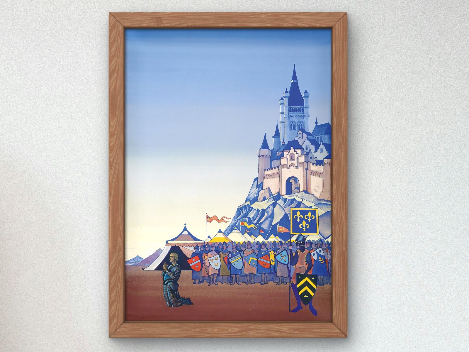 Vigil of Prayer by Nicolas Roerich, 1931, Surrealism and Modern Art, fine art print