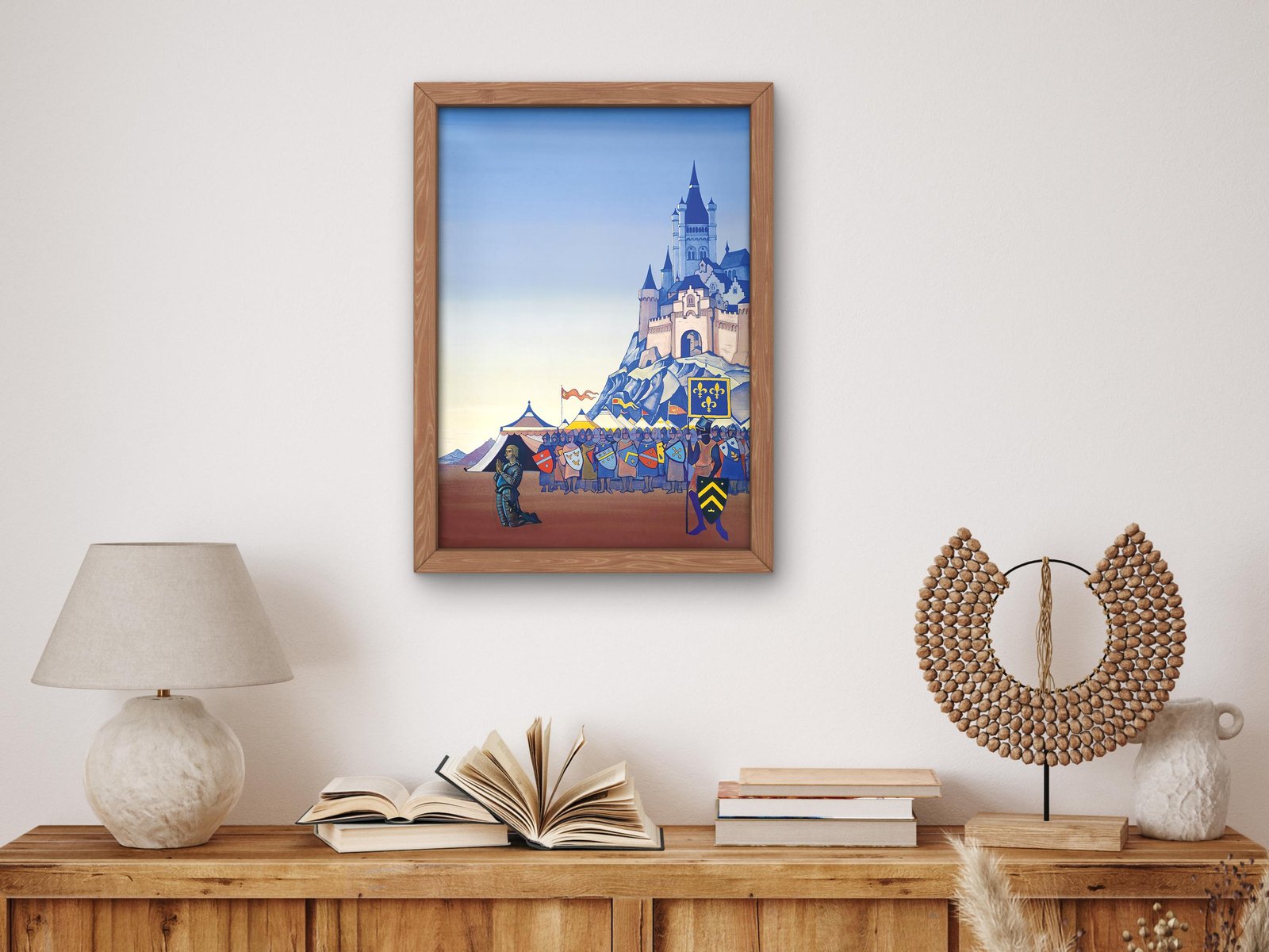 Vigil of Prayer by Nicolas Roerich, 1931, Surrealism and Modern Art, fine art print