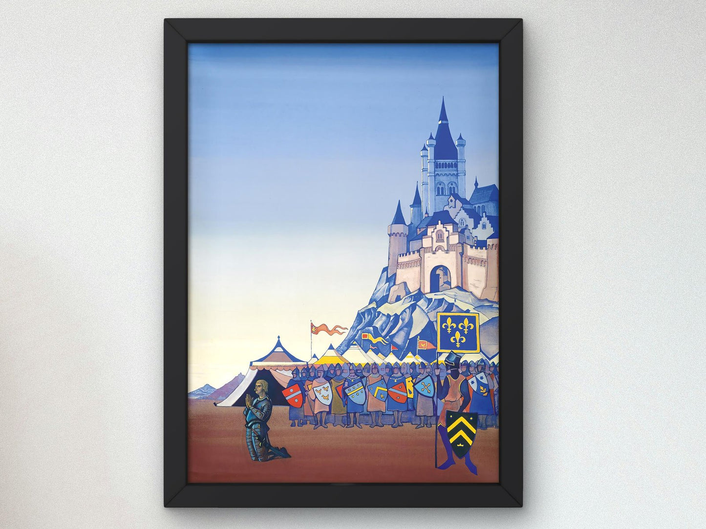 Vigil of Prayer by Nicolas Roerich, 1931, Surrealism and Modern Art, fine art print