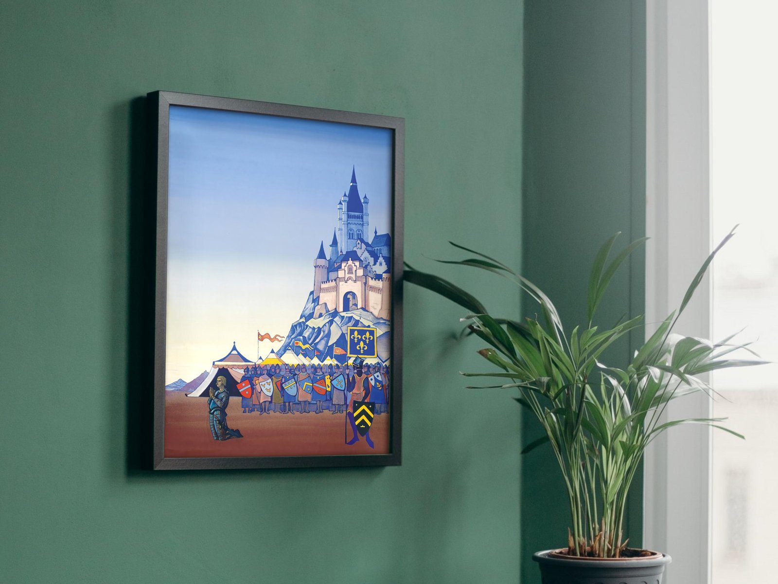 Vigil of Prayer by Nicolas Roerich, 1931, Surrealism and Modern Art, fine art print