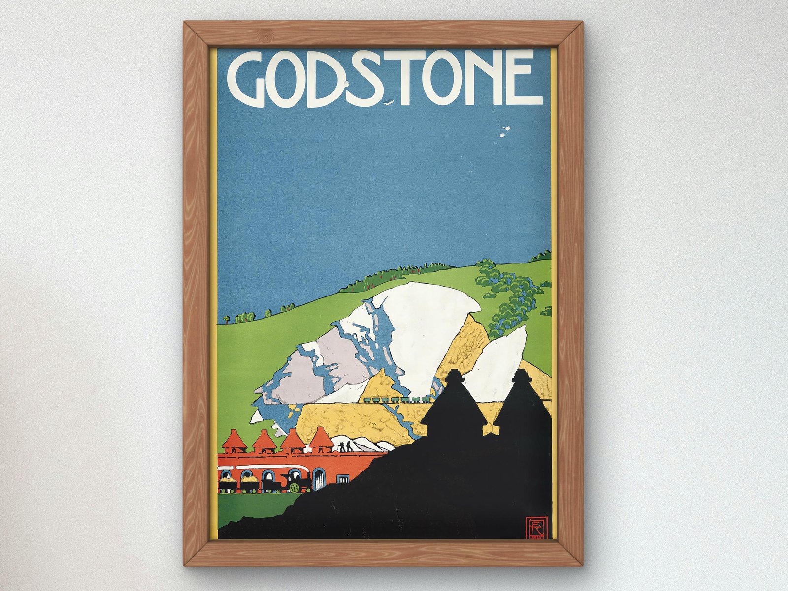 Godstone by Edward McKnight Kauffer, 1935, Art Deco and American Modernism, fine art print