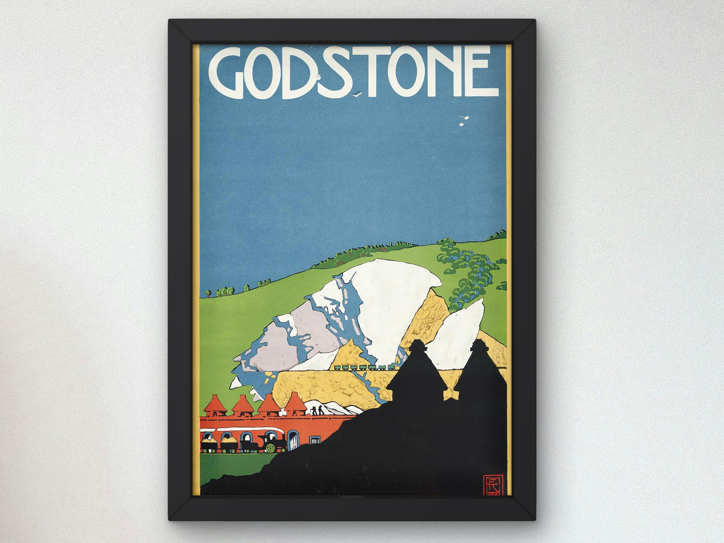 Godstone by Edward McKnight Kauffer, 1935, Art Deco and American Modernism, fine art print