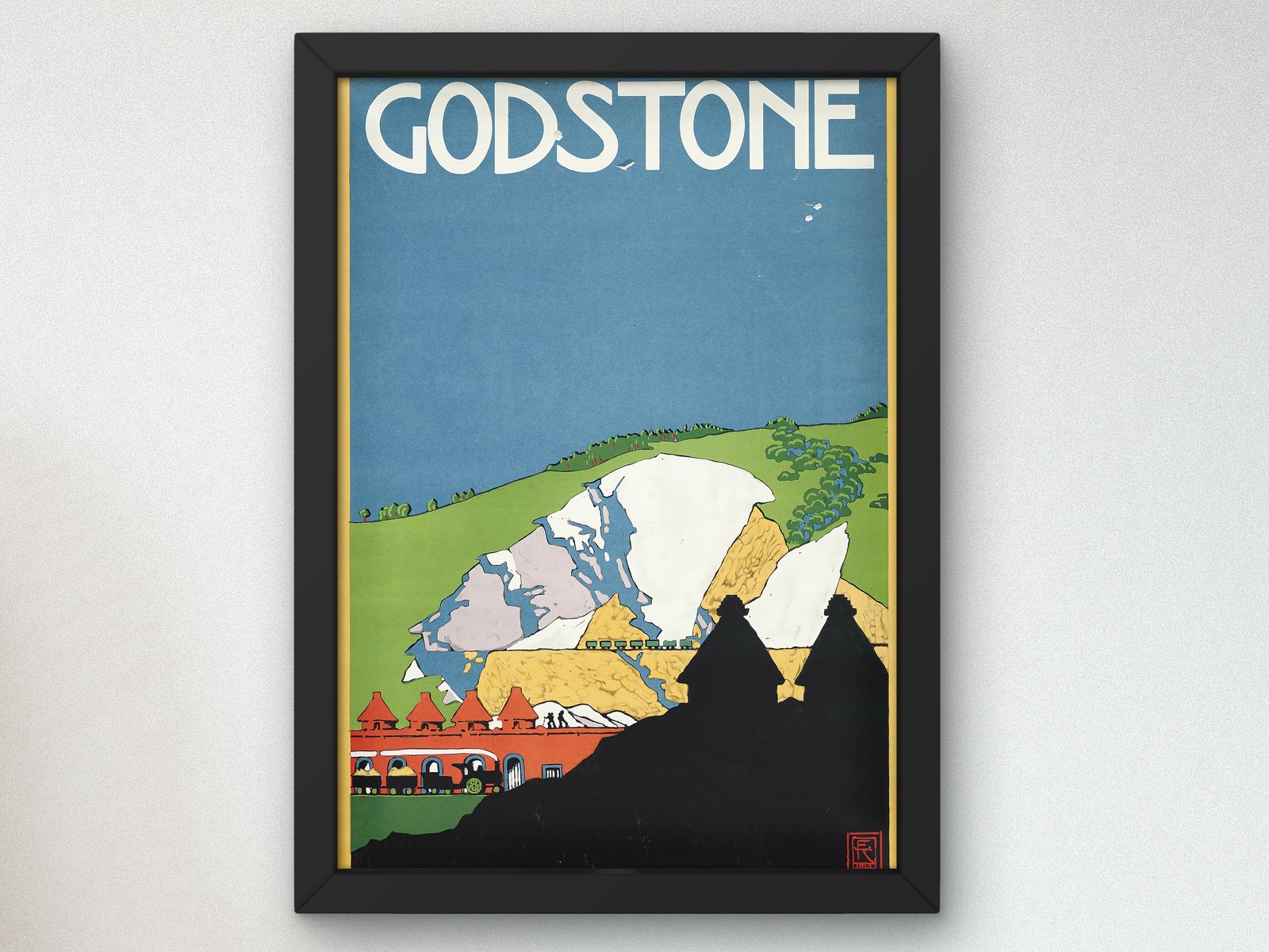 Godstone by Edward McKnight Kauffer, 1935, Art Deco and American Modernism, fine art print