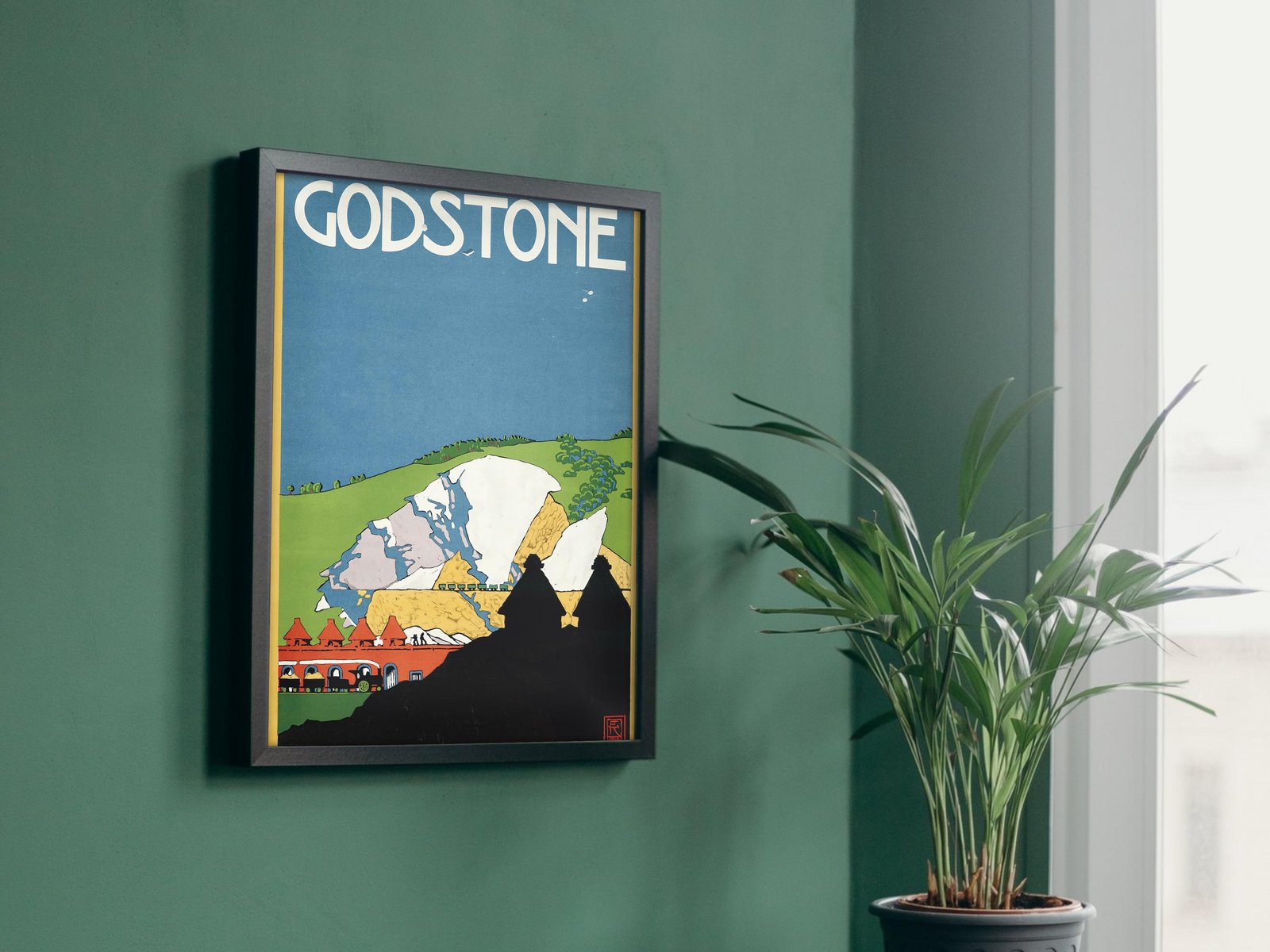 Godstone by Edward McKnight Kauffer, 1935, Art Deco and American Modernism, fine art print