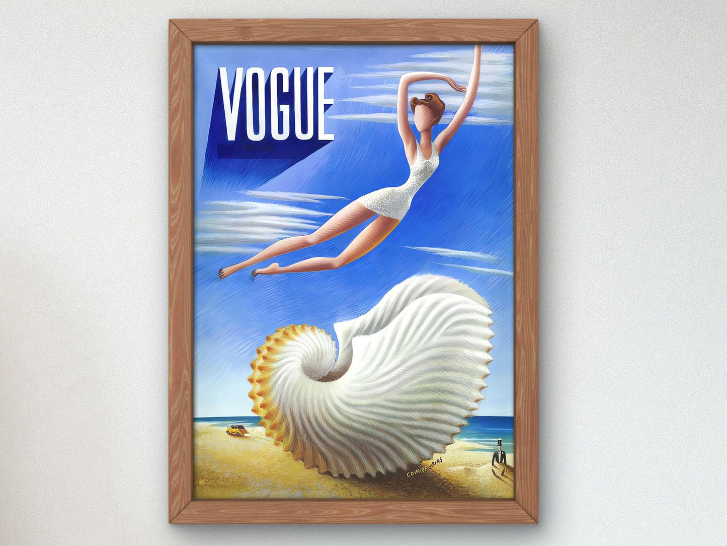 Vogue Magazine Cover by Miguel Covarrubias, Art Deco and American Modernism, fine art print