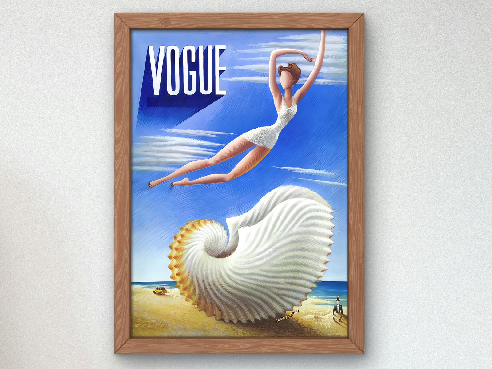 Vogue Magazine Cover by Miguel Covarrubias, Art Deco and American Modernism, fine art print