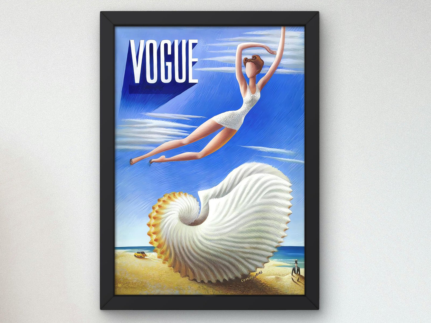 Vogue Magazine Cover by Miguel Covarrubias, Art Deco and American Modernism, fine art print