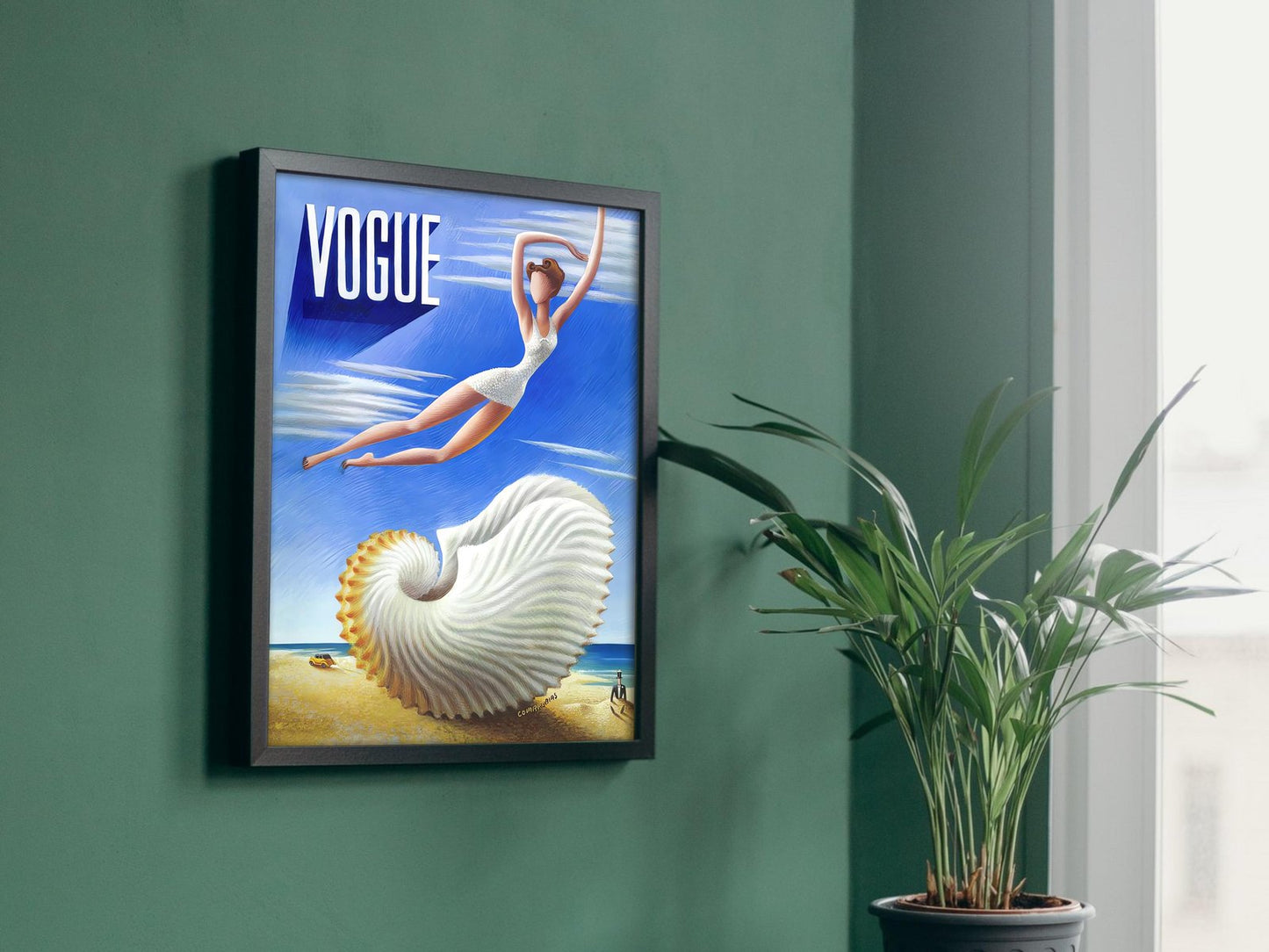 Vogue Magazine Cover by Miguel Covarrubias, Art Deco and American Modernism, fine art print