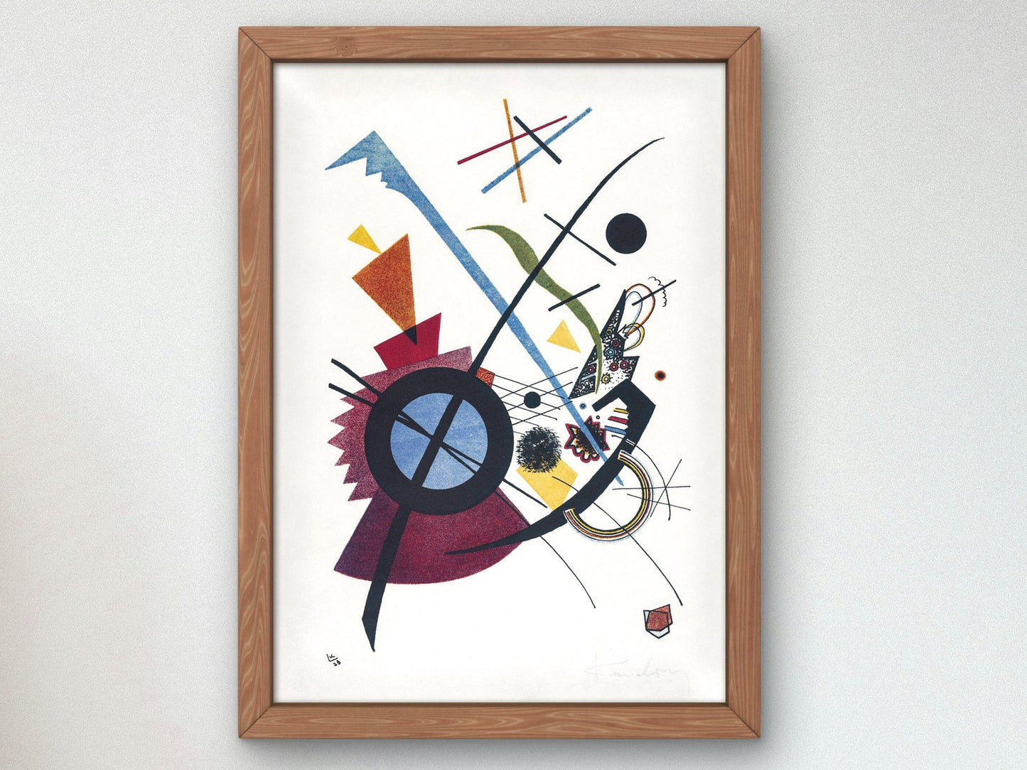 Violet by Wassily Kandinsky, 1923, Cubism and Abstract Art, fine art print