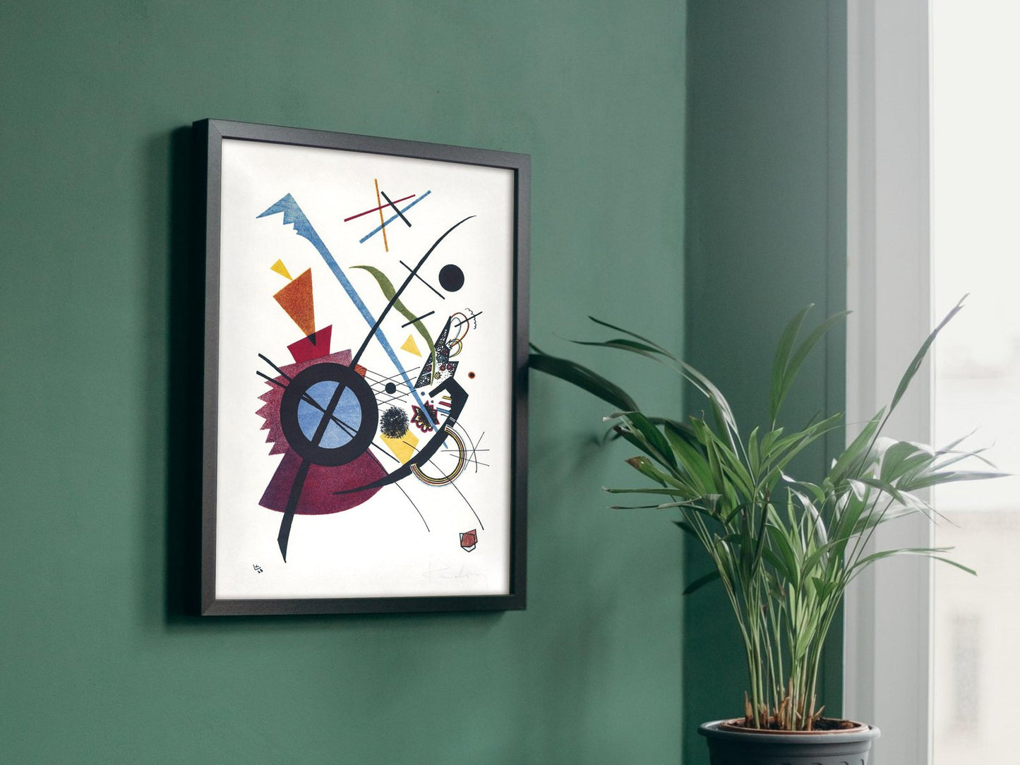 Violet by Wassily Kandinsky, 1923, Cubism and Abstract Art, fine art print