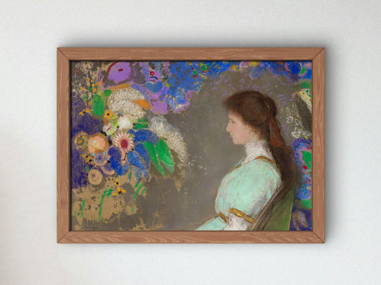 Violette Heymann by Odilon Redon, 1910, Pre-Raphaelites and Symbolism, fine art print