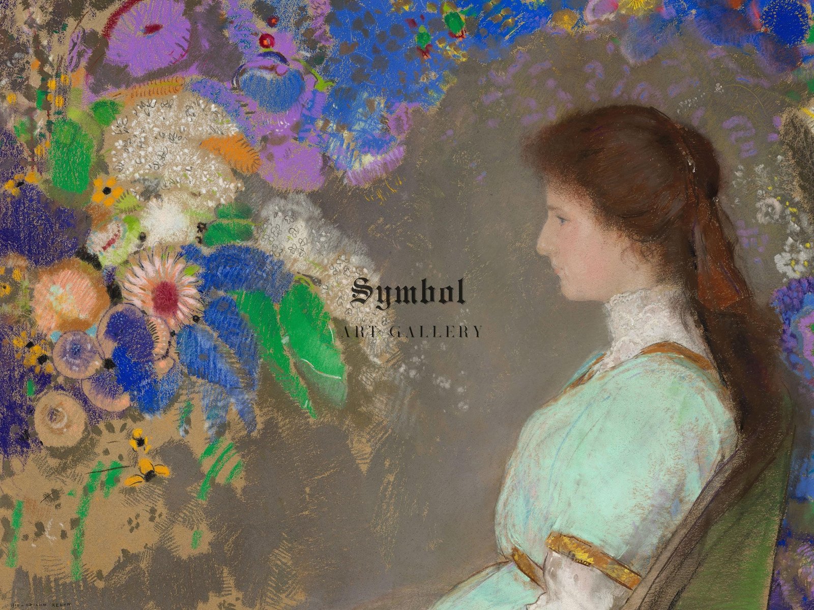 Violette Heymann by Odilon Redon, 1910, Pre-Raphaelites and Symbolism, fine art print