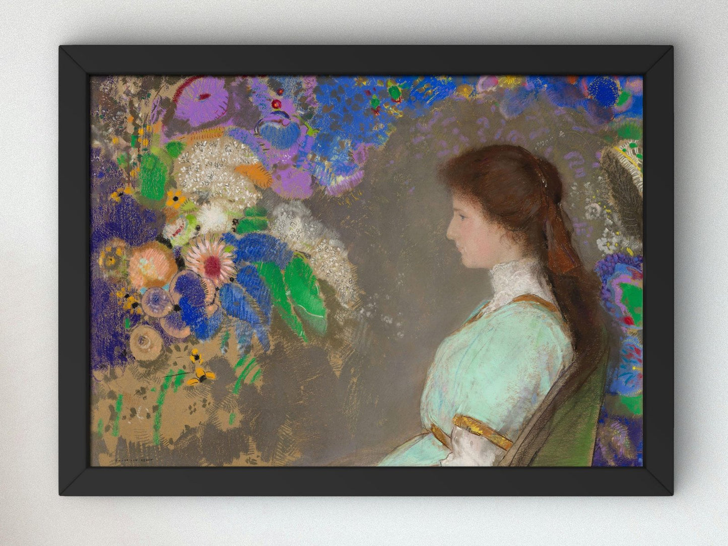 Violette Heymann by Odilon Redon, 1910, Pre-Raphaelites and Symbolism, fine art print
