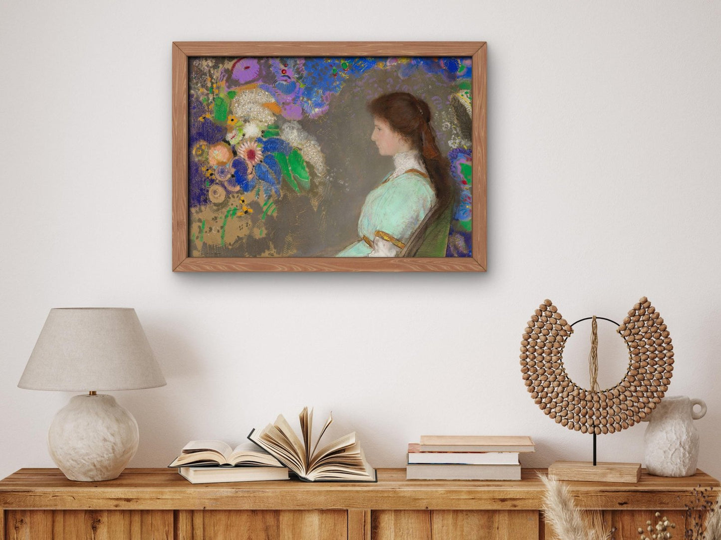 Violette Heymann by Odilon Redon, 1910, Pre-Raphaelites and Symbolism, fine art print