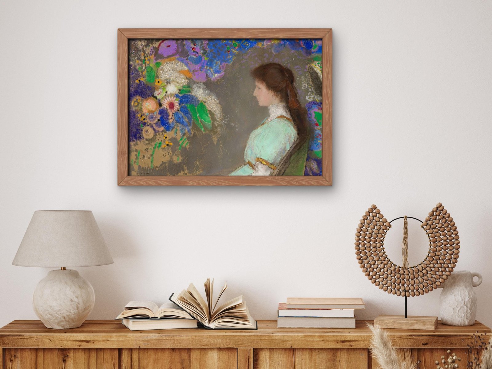 Violette Heymann by Odilon Redon, 1910, Pre-Raphaelites and Symbolism, fine art print