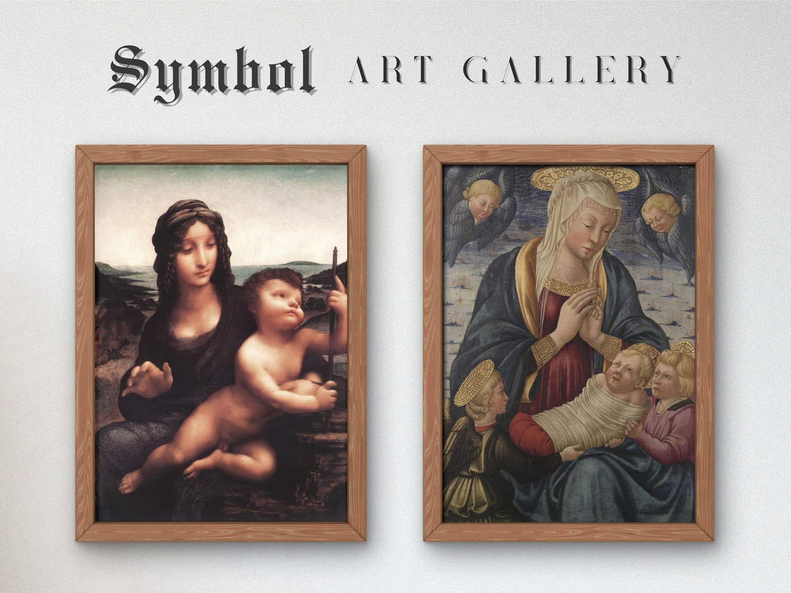 Virgin and Child with Angels by Neri di Bicci, 1460, Renaissance, fine art print