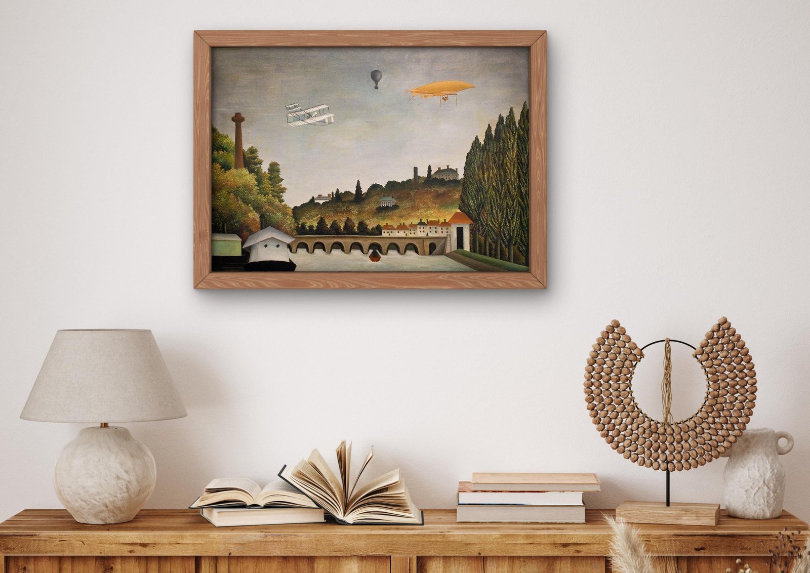 Vue du pont de Sevres by Henri Rousseau, 1908, Post-Impressionism, fine art print