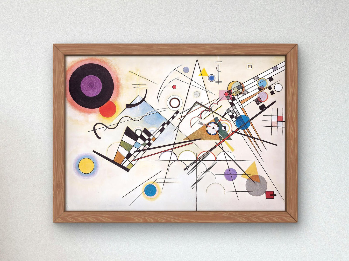 Composition VIII by Wassily Kandinsky, 1923, Cubism and Abstract Art, fine art print