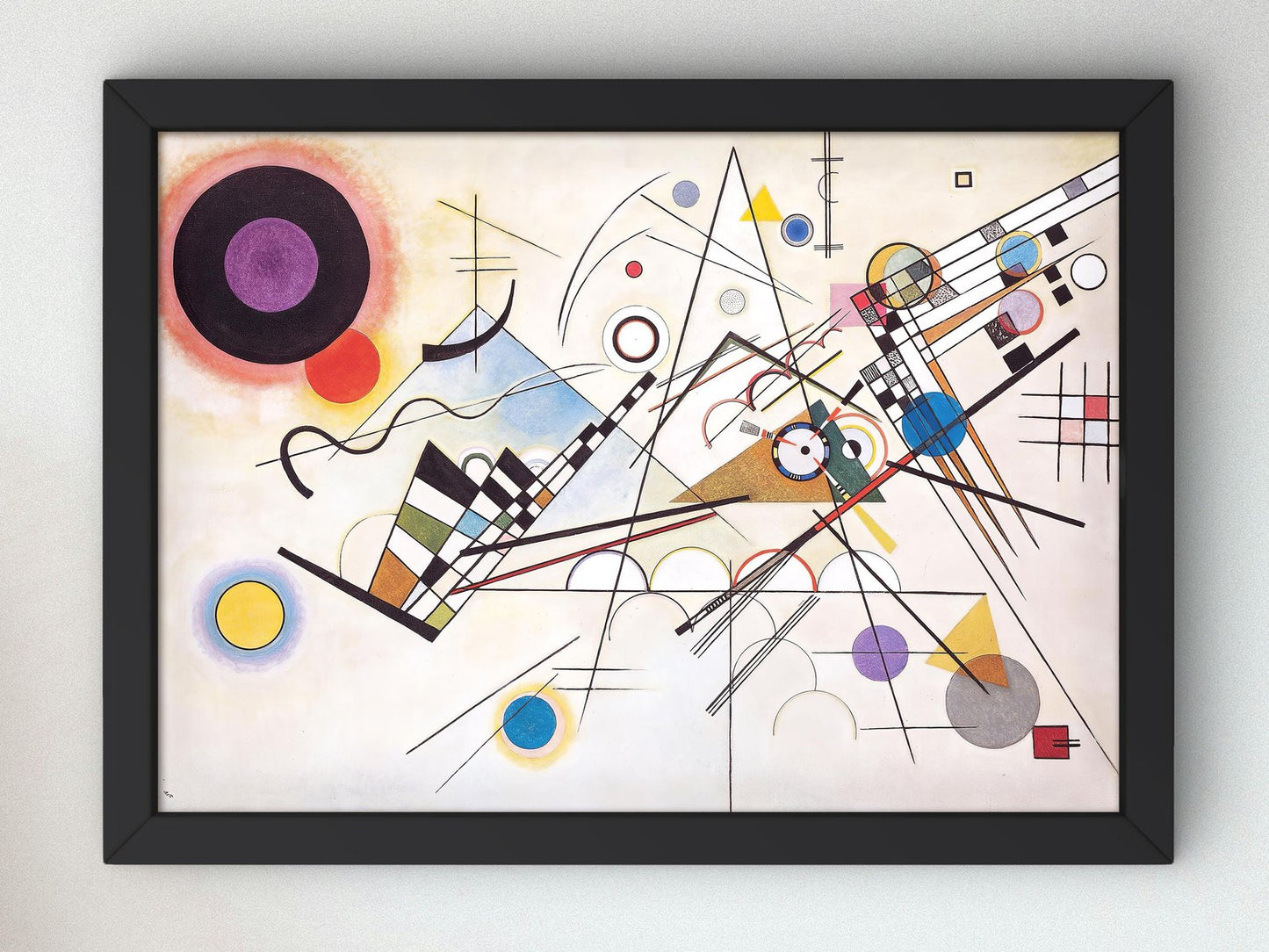 Composition VIII by Wassily Kandinsky, 1923, Cubism and Abstract Art, fine art print