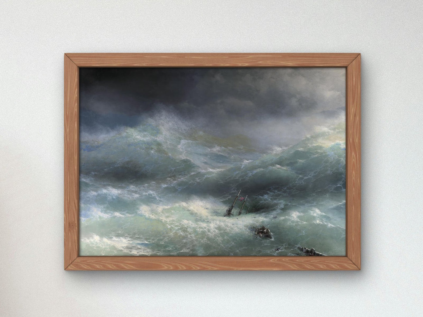 Wave by Ivan Aivazovsky, 1889, Romanticism and Classical Landscapes, fine art print