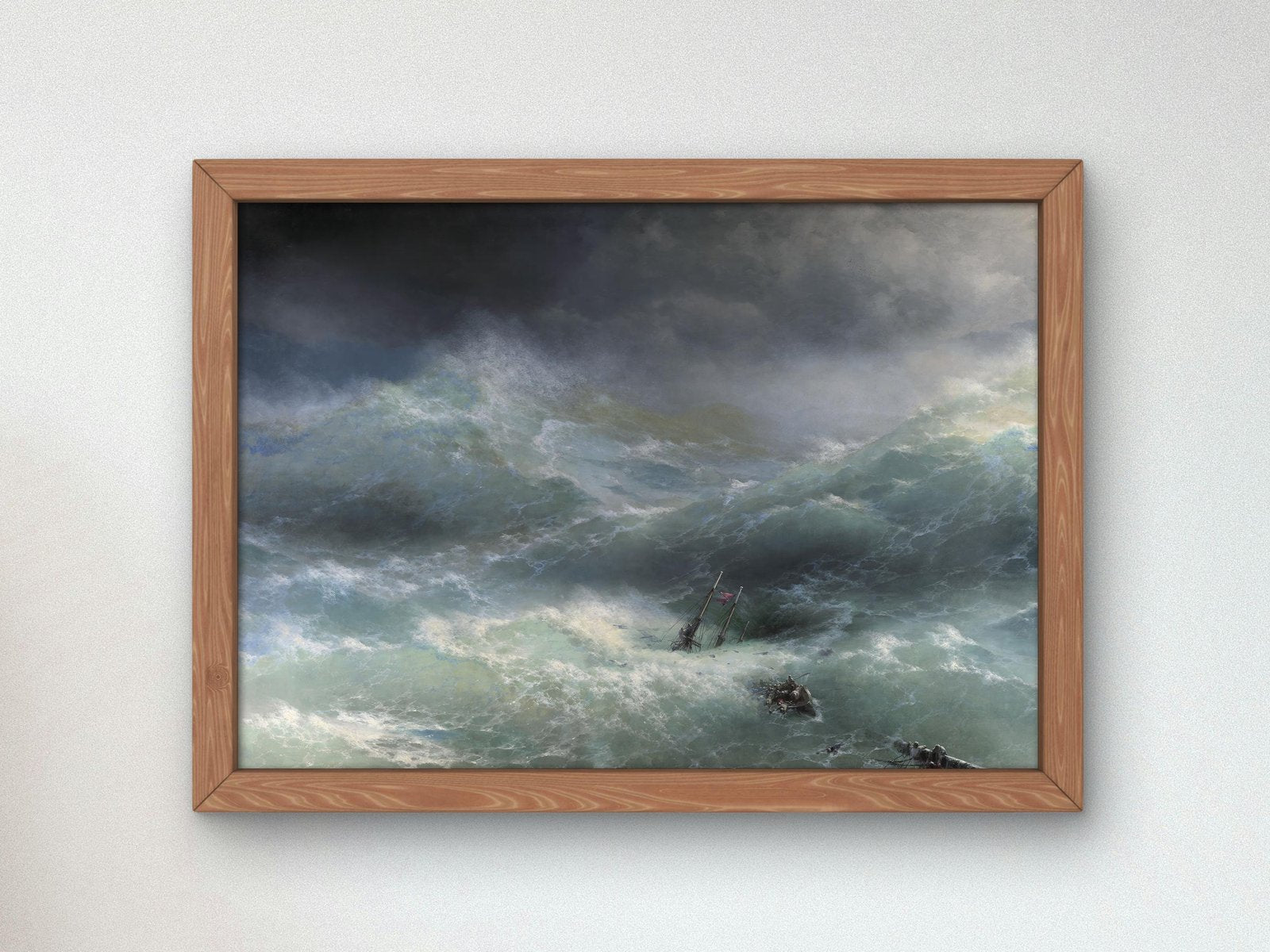 Wave by Ivan Aivazovsky, 1889, Romanticism and Classical Landscapes, fine art print