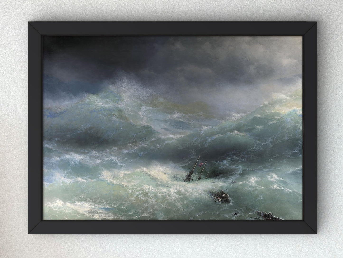 Wave by Ivan Aivazovsky, 1889, Romanticism and Classical Landscapes, fine art print