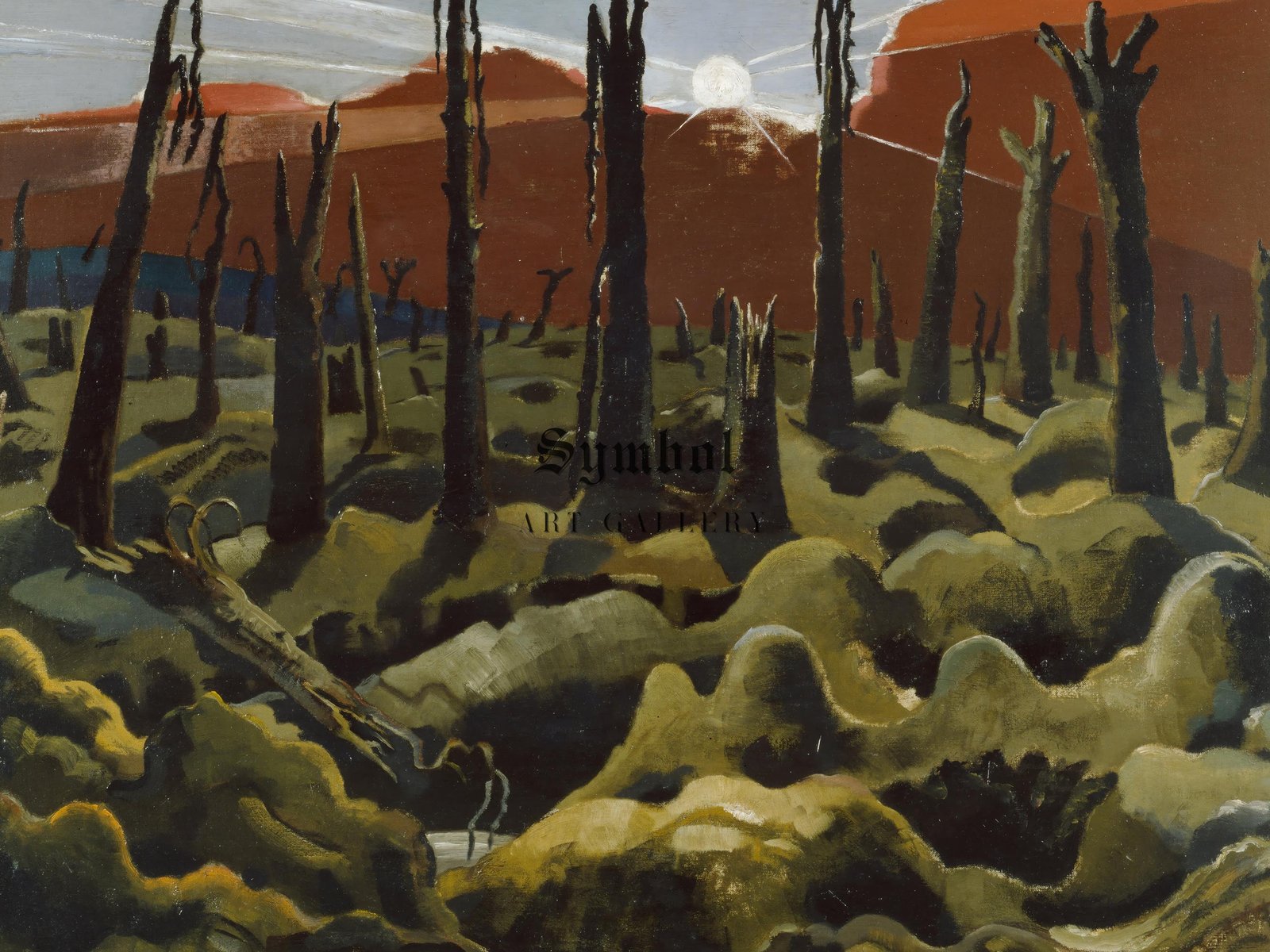 We are Making a New World by Paul Nash, 1918, Surrealism and Modern Art, fine art print
