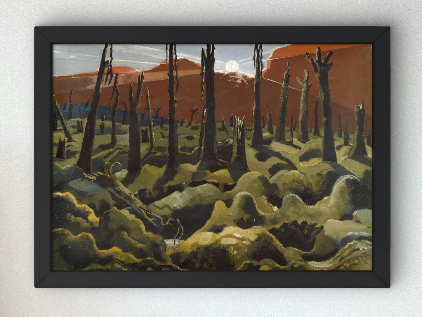 We are Making a New World by Paul Nash, 1918, Surrealism and Modern Art, fine art print