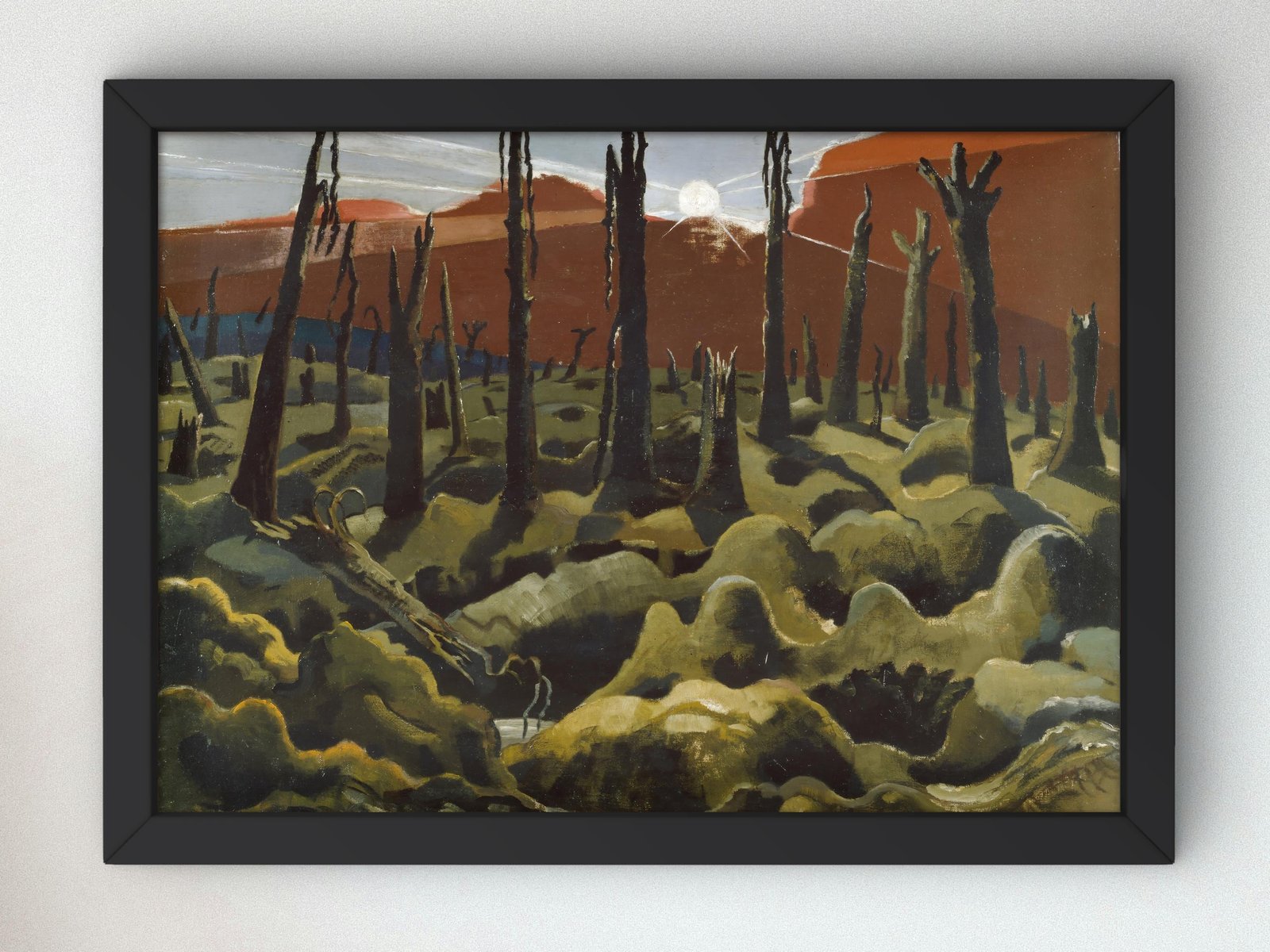 We are Making a New World by Paul Nash, 1918, Surrealism and Modern Art, fine art print