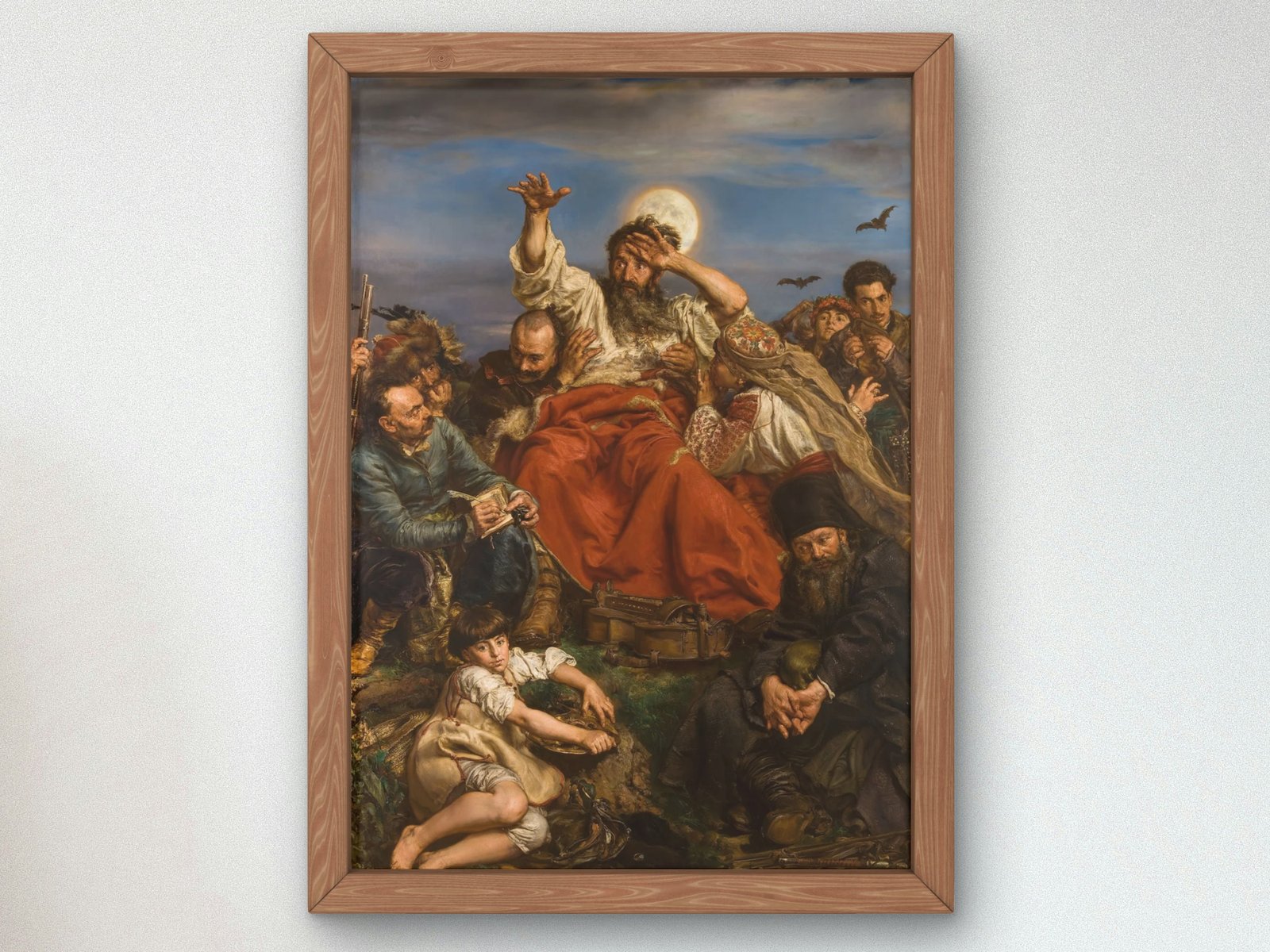 Wernyhora by Jan Matejko, 1883, Romanticism and Classical Landscapes, fine art print
