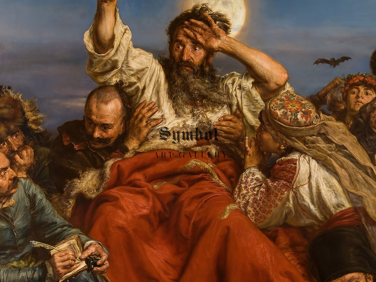 Wernyhora by Jan Matejko, 1883, Romanticism and Classical Landscapes, fine art print