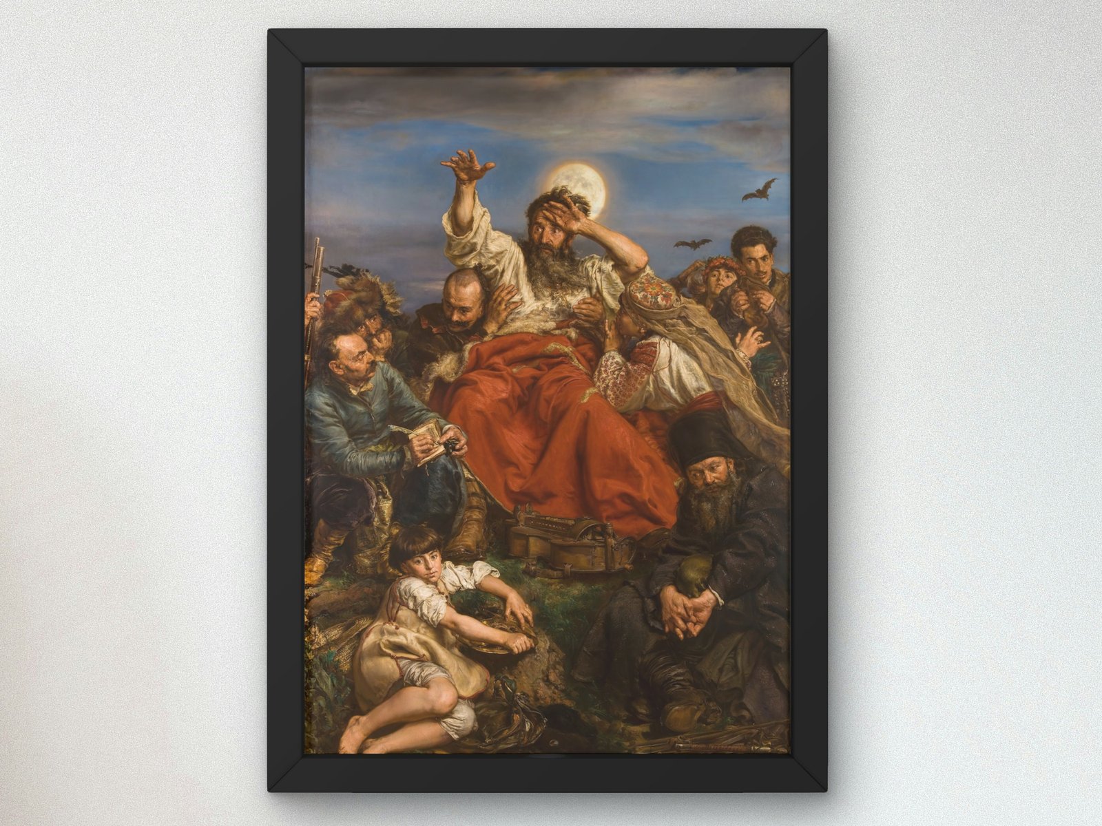 Wernyhora by Jan Matejko, 1883, Romanticism and Classical Landscapes, fine art print