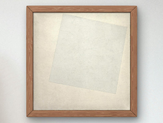 White on White by Kazimir Malevich, 1918, Futurism and Constructivism, fine art print