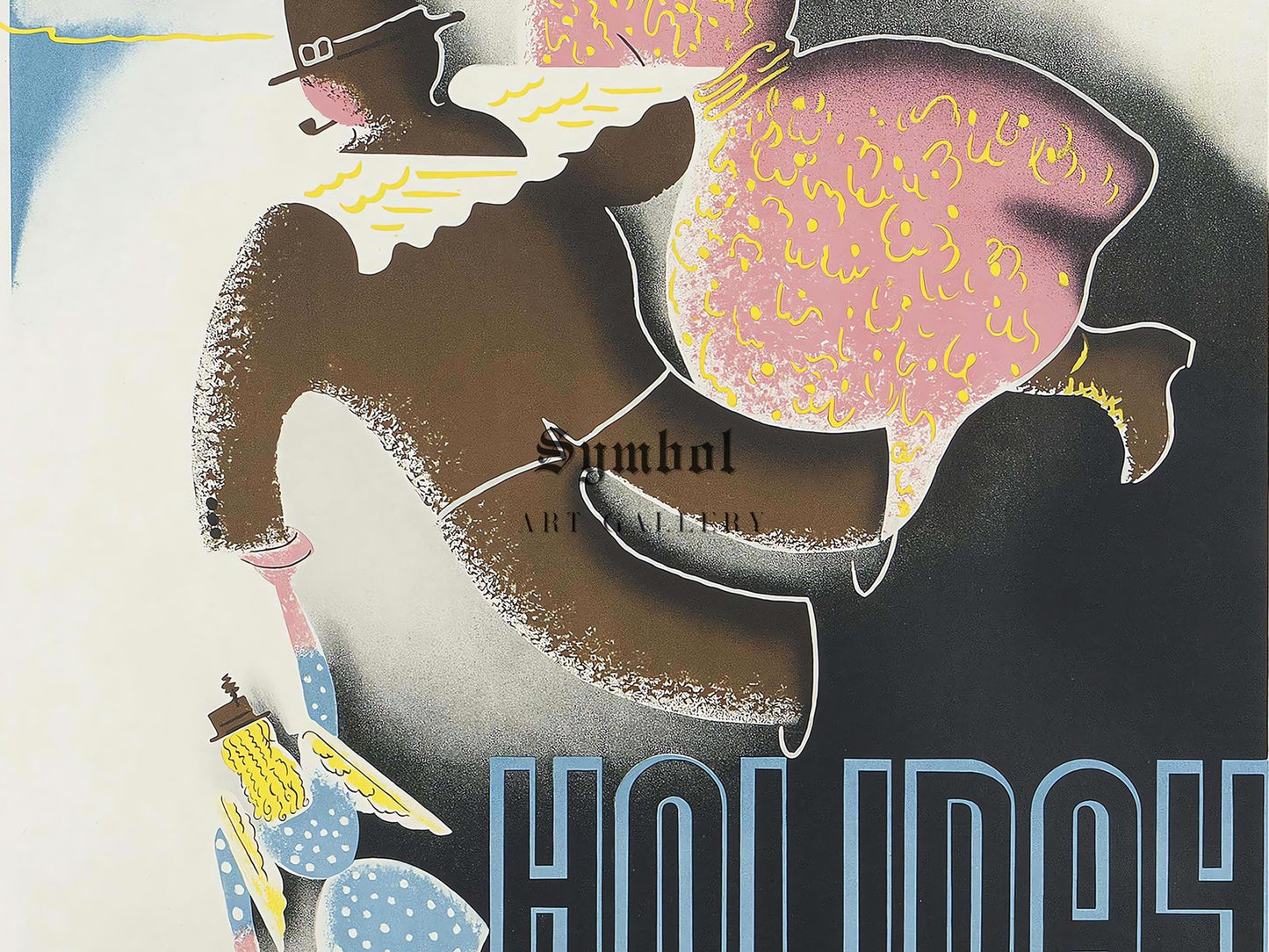 Whitsuntide Holiday by Edward McKnight Kauffer, 1933, Vintage Ads and Posters movement, fine art print