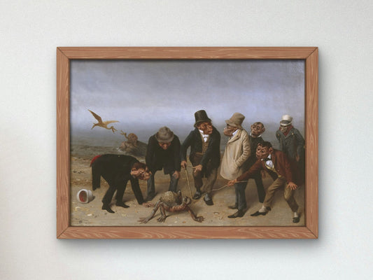 The Discovery of Adam by William Holbrook Beard, 1891, Mythology and Allegory, fine art print